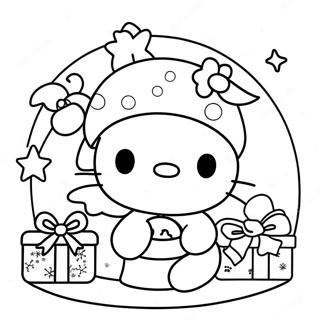 Pagina Para Colorear De Navidad De Sanrio 96567-35515