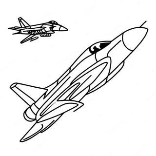 Pagina Para Colorear De Un Caza En Vuelo 96877-35757