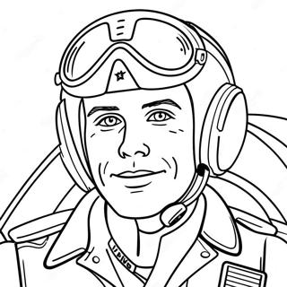 Pagina Para Colorear De Piloto De La Fuerza Aerea En La Cabina 96878-35931