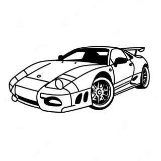 Pagina Para Colorear De Coche Jdm Genial En Movimiento 96902-35779