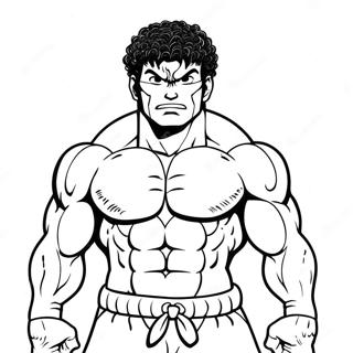 Baki Páginas Para Colorear