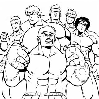 Pagina Para Colorear De Baki Y Amigos 97108 36111