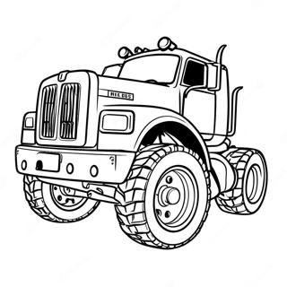 Pagina Para Colorear De Camion Diesel Monstruo 97187 36175