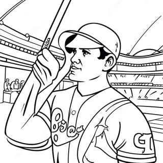 Pagina Para Colorear Vintage De Los Atlanta Braves 97495-36413