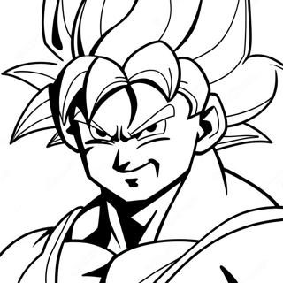 Pagina Para Colorear De Goku Super Saiyan 97879-36835