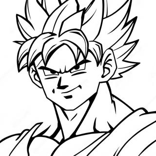 Pagina Para Colorear De Goku Super Saiyan 97879-36836