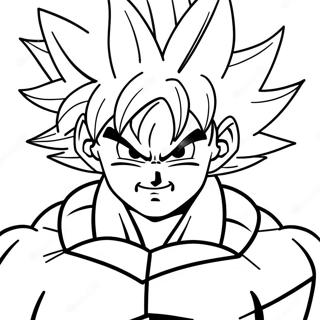 Pagina Para Colorear De Goku En Forma De Super Saiyan 97880-36838