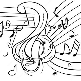 Música De Jardín De Infantes Páginas para colorear