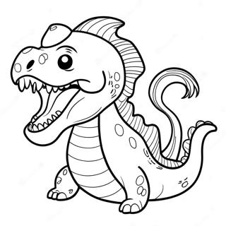 Monstruo Marino Páginas para colorear