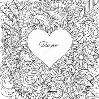 Corazones Páginas para colorear