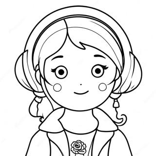 Pagina Para Colorear Del Personaje Lind Mira 99420-38037