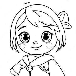 Pagina Para Colorear Del Personaje Lind Mira 99420-38040