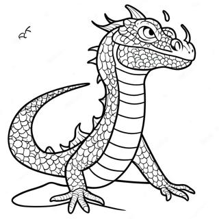 Pagina Para Colorear De Dragon De Agua Majestuoso 99445 38252