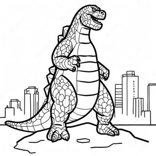 Godzilla 2021 Páginas Para Colorear