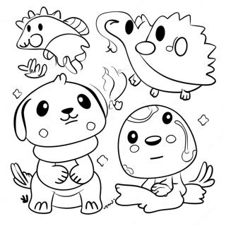 Pagina Para Colorear De Animales De Palabras De Vista Divertidos De Primer Grado 99728 38476