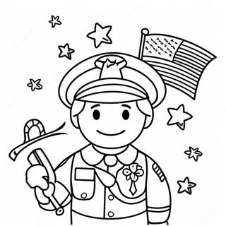 Pagina Para Colorear De Ninos En El Dia Del Patriota 99755 38499