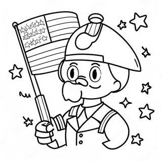 Pagina Para Colorear De Ninos En El Dia Del Patriota 99755 38500